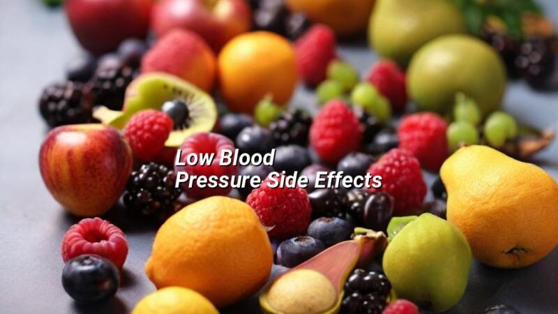 Low Blood Pressure Side Effects